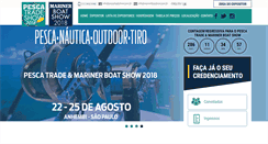 Desktop Screenshot of pescatradeshow.com.br